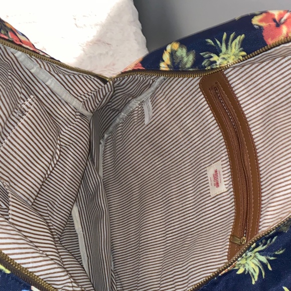 Mossimo Supply Co. Floral Backpack - Navy, yellow and orange. - Picture 8 of 10